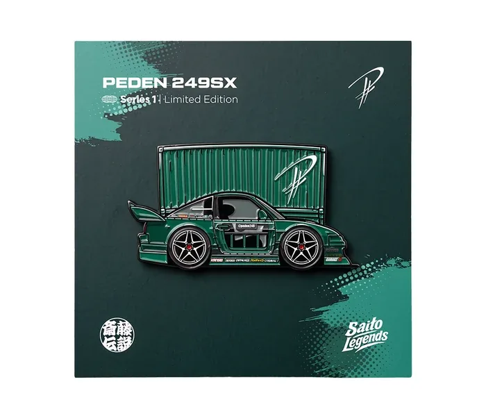 Peden 249SX Container pin badge
