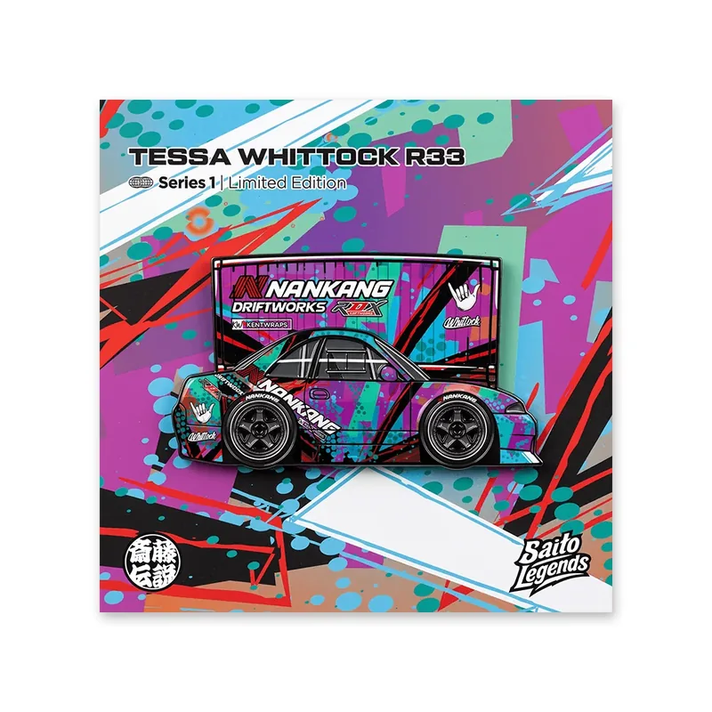 Tessa Whittock R33 Container pin badge
